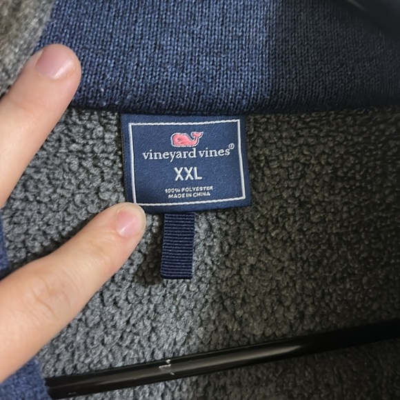 EUC Vineyard Vines Men’s Gray Sleeveless Zip Vest XXL - Picture 2 of 5